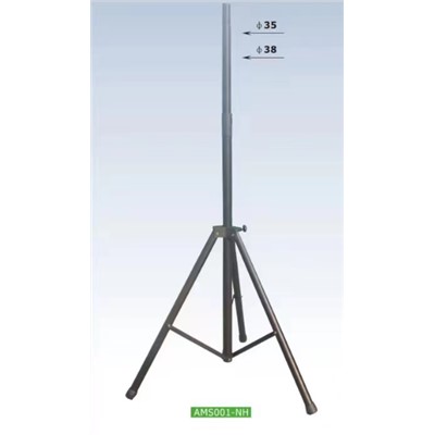 耀文 AMS001N 三腳架  可承重：55.00KG 黑色鐵質(zhì)音箱支架